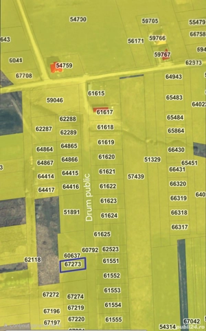 Teren 500mp 17 600 euro OȘORHEI  , apa , curent , internet  - imagine 4