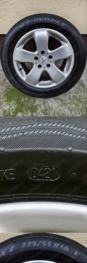 Set roți R16/225/55 5x112 Mercedes - imagine 2