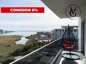 Apartament 2 camere Mamaia Sat cu piscina si vedere lac