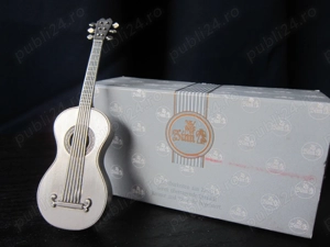 cadou rar Chitara miniatura vintage handmade Germani 1970 - imagine 2