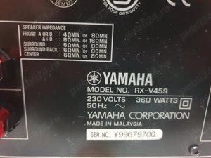 Receiver Audio Yamaha RX-V459 Statie Audio Amplituner - imagine 2