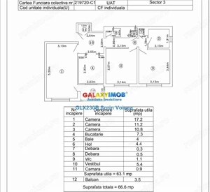 Apartament 3 camere Nicolae Grigorescu | decomandat -2bai metrou 14min - imagine 8