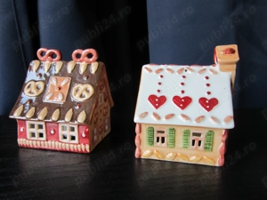 Craciun cadou rar Villeroy &Boch Gingerbread casuta clopotel 1970