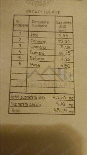 Tomesti  Ap. 2cd s=50mp renovat, et 4 4 cu pod bloc pe cadre, reabilitat termic - imagine 14