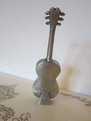 cadou rar Chitara miniatura vintage handmade Germani 1970 - imagine 4