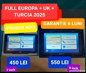 Gps 7 inch iGO camion autoturism autocar 2025 Full Europa Garantie