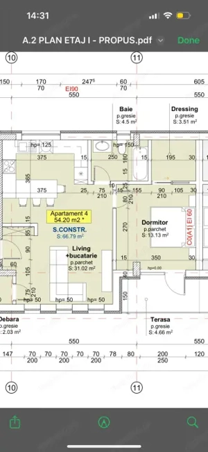 Apartament de vanzare, 67.79 mp, zona Central - imagine 2