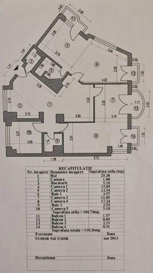 UNIRII FANTANI - 5 camere de vanzare - investitie rara si eleganta - imagine 8