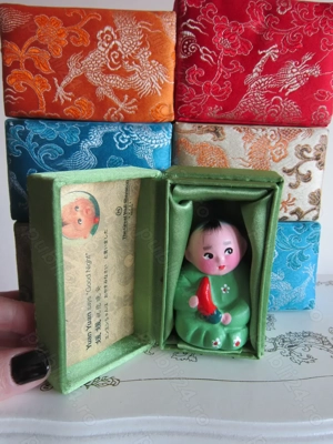 cadou rar suvenir Marele Zid China 1980 figurine handmade 7 bucati