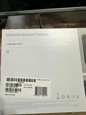 Pret final Kit tastatura + mouse Microsoft 600 Cu cablu USB - imagine 4