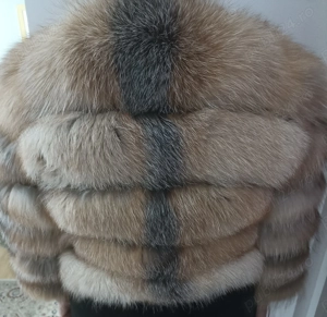 Blana Naturala Vulpe cu piele S M, 1500 lei  - imagine 2