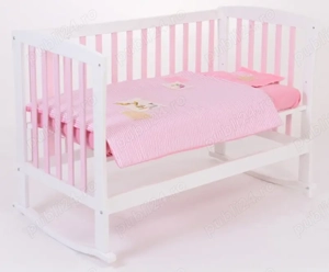 Pat bebe cu balansoar si laterala detasabila