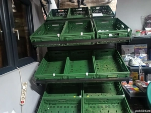 Vând lazi frigorice,raft pâine, raft fructe si legume,tejghea,lăzi congelate.