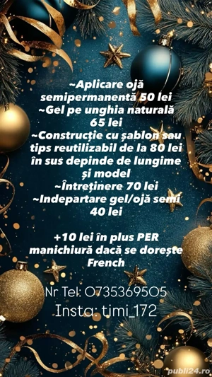 Manichiură cu gel   la preț accesibil!