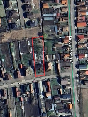 Casa cu Teren 1 671 Mp Santana de Mures, Zona Terenului de Fotbal