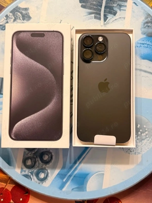 iPhone 15 Pro Max Black Titanium, 256 GB Acumulator 98% - imagine 2