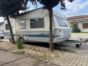 Rulota Fendt Platin 560, an 2000, cu cort si panouri solare - imagine 2