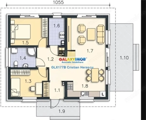 Parc Samurcasi Crevedia 3 camere 2 bai 85 mputili 400 mp teren