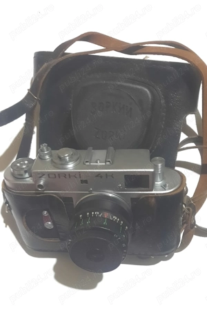 Aparat foto zorki-4k serie rara ,cu husa originala -functional  - imagine 2