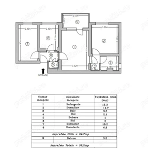 Vânzare apartament 3 camere   Calea București, Pitești