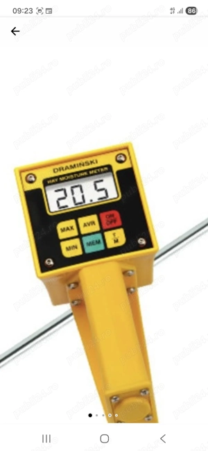 Vind udiometru fin și paie hmm draminsck