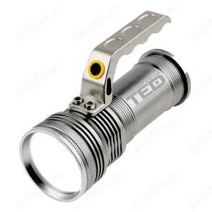 Lanterna metalică TED Electric LED CREE T6 5W   puternică, durabilă și complet echipată
