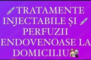 Asistent medical,efectuez tratamente la domicilui!