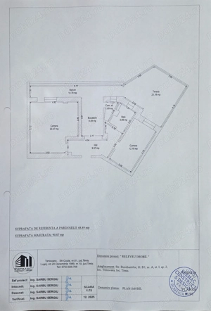 Vănd apartament cu 2 camere etaj 1 zona Modern - imagine 2