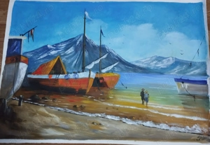 Picturi originale in ulei pe panza cu semnatura