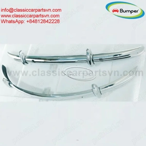 VW Beetle Split year (1950 – 1953) bumpers by stainless steel new  - imagine 4