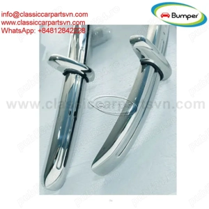 VW Beetle Split year (1950 – 1953) bumpers by stainless steel new  - imagine 3