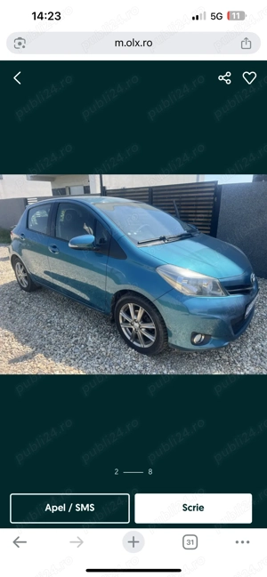 Vând Toyota Yaris 2011 preț 4500  ușor negociabil 