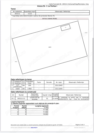 Teren intravilan cu livada ( sunt doua locuri de casa)