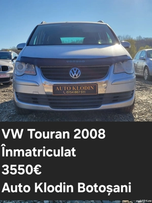 vw Touran 2008 Manuală 3550 