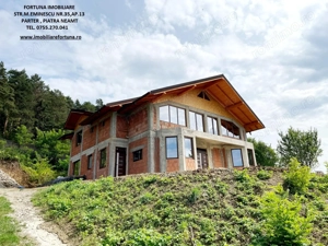 Casa la rosu D+P+E si teren 873 mp, sat Bistrita - imagine 3