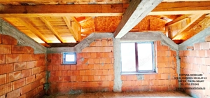 Casa la rosu D+P+E si teren 873 mp, sat Bistrita - imagine 9
