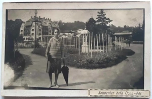 fotografie   carte poștală Ocna Băi (Ocna Sibiului), veche, necirculată