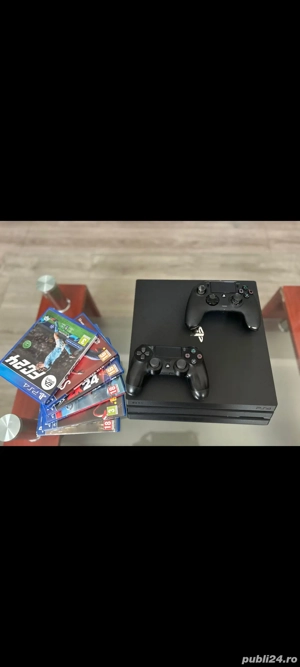 PS4 cu jocuri incluse   Stare excelentă   Ideal de Crăciun - imagine 3