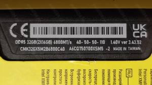 memorie ram ddr5 32gb Corsair vengeanse 2x16gb 6800mt nou garantie - imagine 5