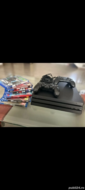 PS4 cu jocuri incluse   Stare excelentă   Ideal de Crăciun - imagine 2