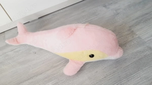 Jucarie de plus, Delfin, 50 cm, Roz