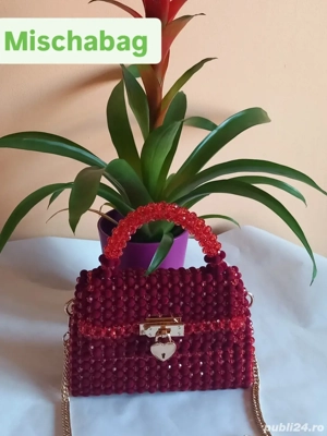 Gentuta  handmade Kelly  VELVET Burgundy Vișiniu 