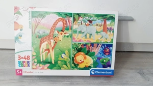 Puzzle Clementoni - Jungle friends, 3x48 piese