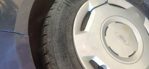 Anvelope iarna FORD dot 2020 + jante tabla + capace originale Ford - imagine 2