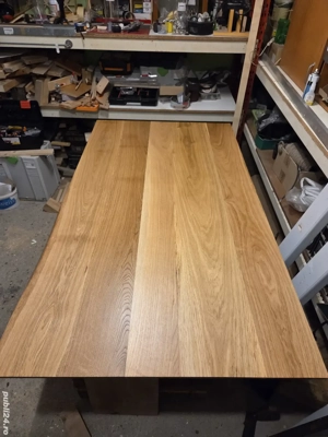 Blat masa din lemn masiv de stejar