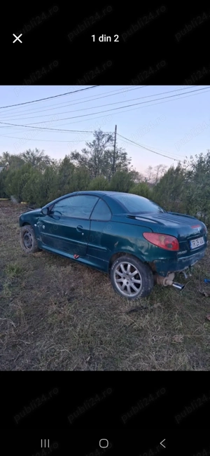 Dezmembrez peugeot 206cc 1.6hdi - imagine 2
