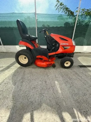 Tractoras tuns iarba Kubota T1880, hydrostatic, 42lnch taiere, benzina... - imagine 2