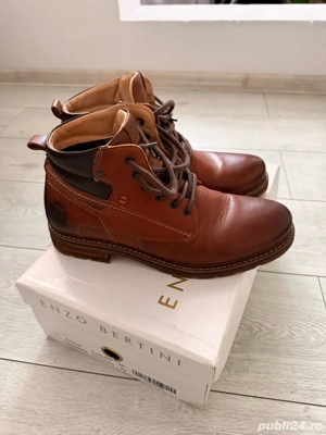 Vand Ghete din piele naturala Enzo Bertini Nr 42 - imagine 3