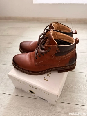 Vand Ghete din piele naturala Enzo Bertini Nr 42 - imagine 2