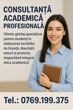 Consultanta academica profesionala